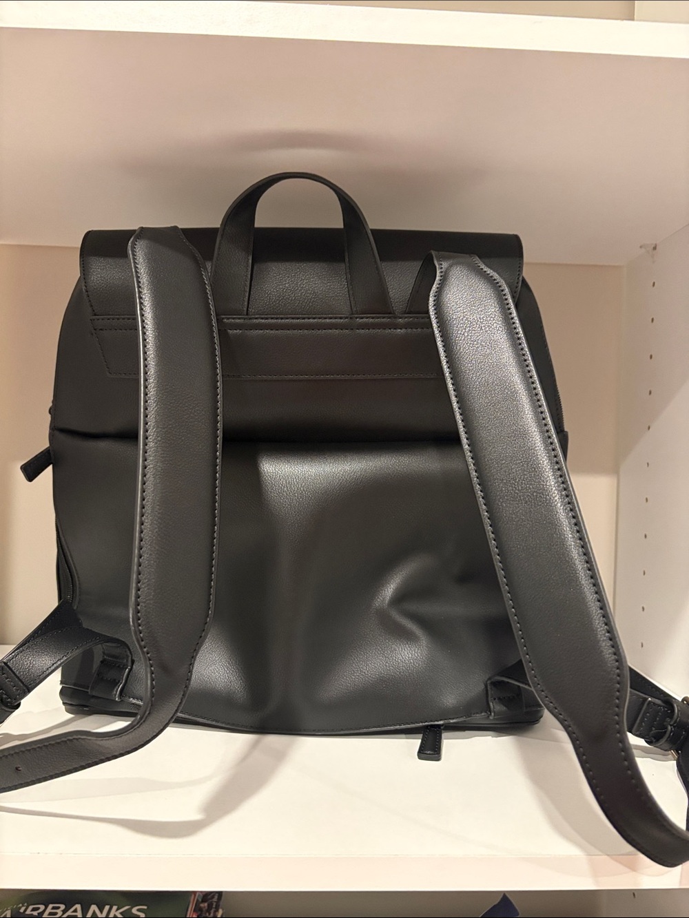 BEIS Black Wicked Backpack with Flap Closure - Picture 5 of 7